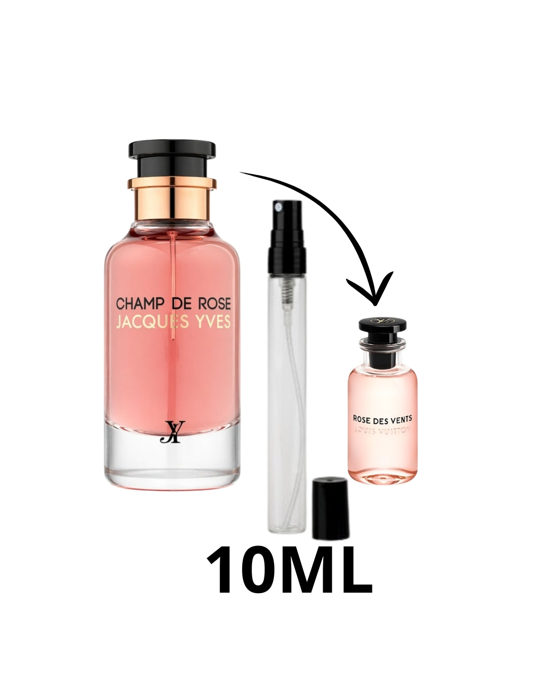 10ML CHAMP DE ROSE JACQUES YVES PARFUM FEMME – FRAGRANCE WORLD